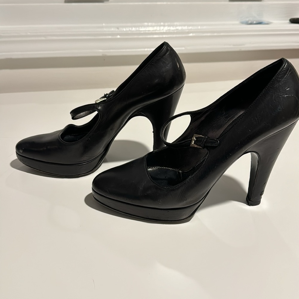 Vintage Prada Platform Mary Jane’s Size 9 - Picture 3 of 7